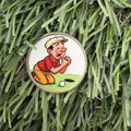 GIMME? Funny Golf Ball Marker from Markit Golf- golfer kneeling begging for putt
