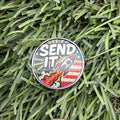 SEND IT Rocket Golf Ball Marker — Markit Golf