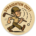ARMY GOLF Golf Ball Marker | Funny Golf Slice Gift | Drill Sergeant Golf | Markit Golf