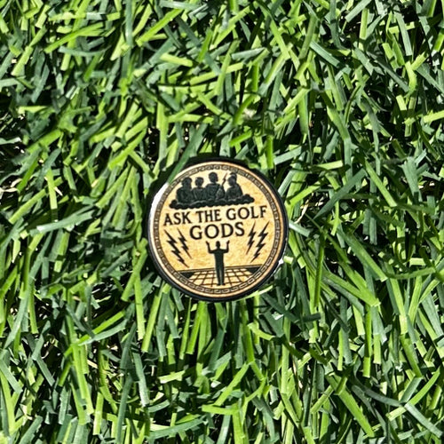 Ask the golf gods Custom Golf Ball Marker from Markit Golf- It's Golf!