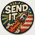 SEND IT Golf Ball Marker | Rocket Golf Ball Marker | Markit Golf